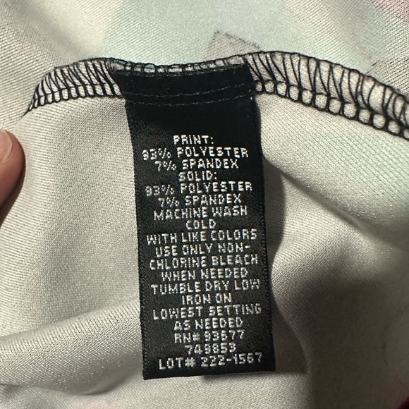 Nicole Miller women’s size Large dress geometric floral - Picture 3 of 6